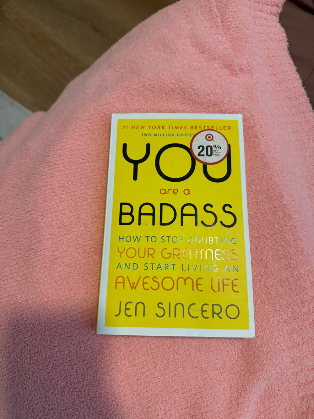 you are a badass paperback book